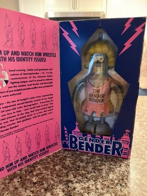 Rocket USA Futurama Gender Bender Robot Action Toy 2001 Age 17+ MPN 642063006004