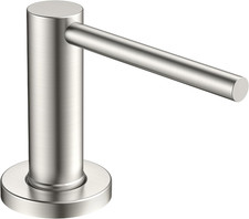 Stainless Steel Kitchen Soap Dispenser with 47'' Extension Tube 360 Rotation