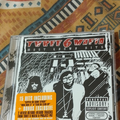 #ad Three 6 Mafia Most Known Hits Rap Hip Hop Album CD PA Jewel Case $12.79