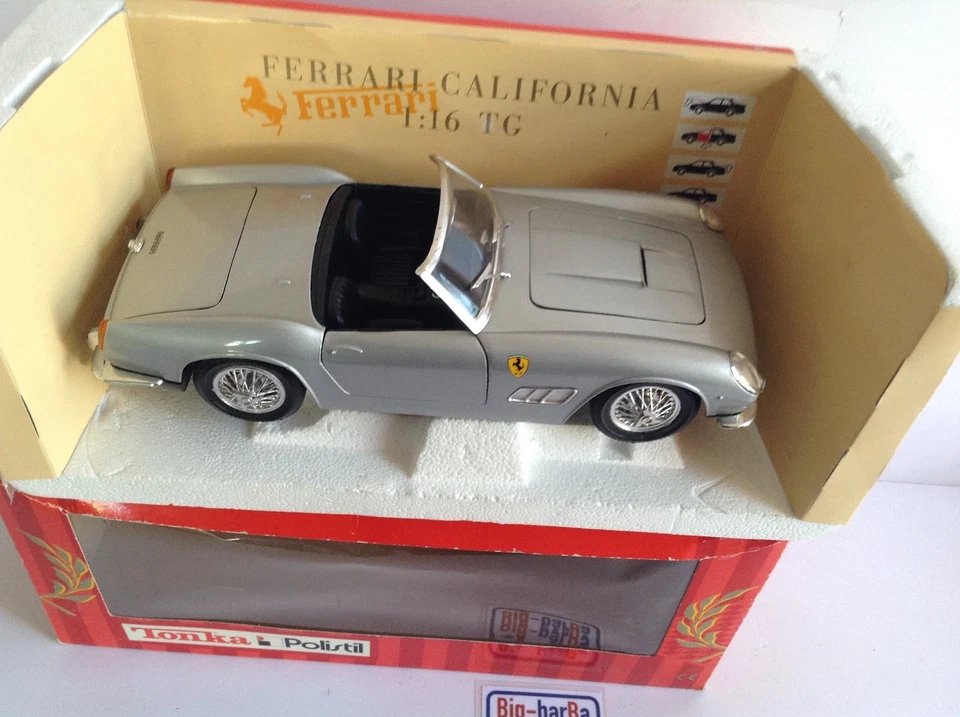 🔥Lot vintage🚗 POLISTIL TONKA FERRARI CALIFORNIA 1/16 TG 🔥🔥✨STREPITOSA ✨🍂☕ - Immagine 3 di 4