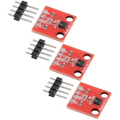 3Pcs HTU21D Digital Humidity Temperature Sensor Module I2C Low Power 1.5V-3.6VDC