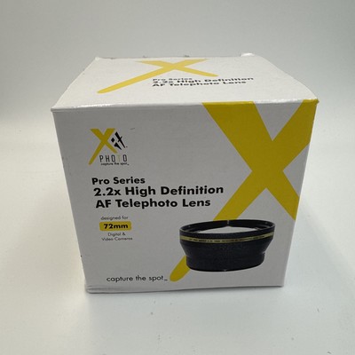 2.2X Telephoto Lens Compatible with Canon, Nikon, Olympus, Pentax, Sony, Sigma
