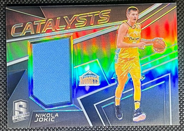 2017-18 Panini Spectra - Catalysts Nikola Jokić #CAT-19 /199 (MEM) Nuggets