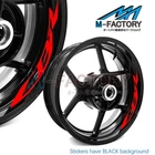 Wheel Decal 17'' Rim Sticker Tape Set For Honda CBR1000RR 2004-2019