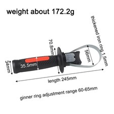 Removable Hammer Drill Handle For Rotate Electric Tool Adjustment 60-65mm