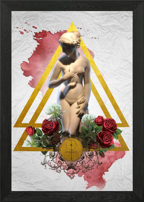 Aphrodite Statue gerahmt Wandbild Poster Leinwanddruck Bild