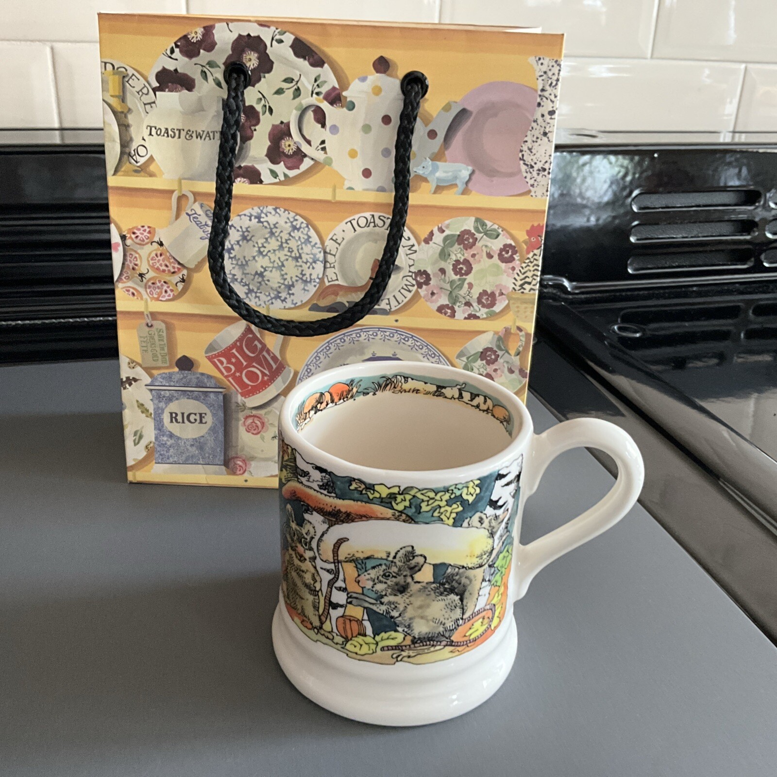 Emma Bridgewater Autumn Scene 1/2pint Mug New & 1st Pottery With