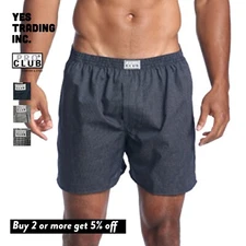 2 PC PROCLUB MENS BOXERS PRO CLUB ASSORTED COLORS UNDERWEAR BOXER TRUNKS S-5XL