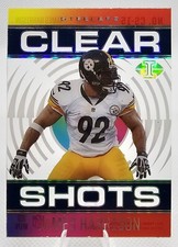 2021 JAMES HARRISON Panini Illusions Clear Shots Insert SAPPHIRE Parallel #CS-15