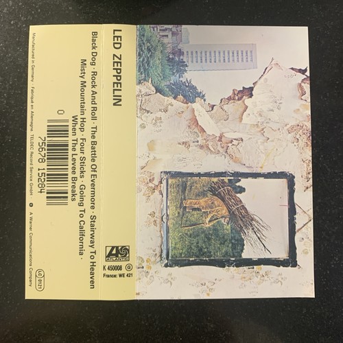 LED ZEPPELIN - UNTITLED/IV (UK CASSETTE TAPE) - Bild 3 von 4