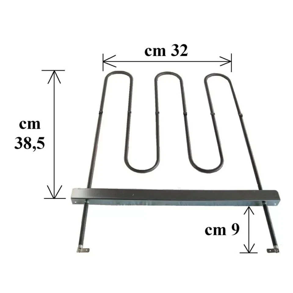 RESISTENZA FORNO ARISTON INDESIT INFERIORE 1200W C00288251 - Immagine 2 di 4