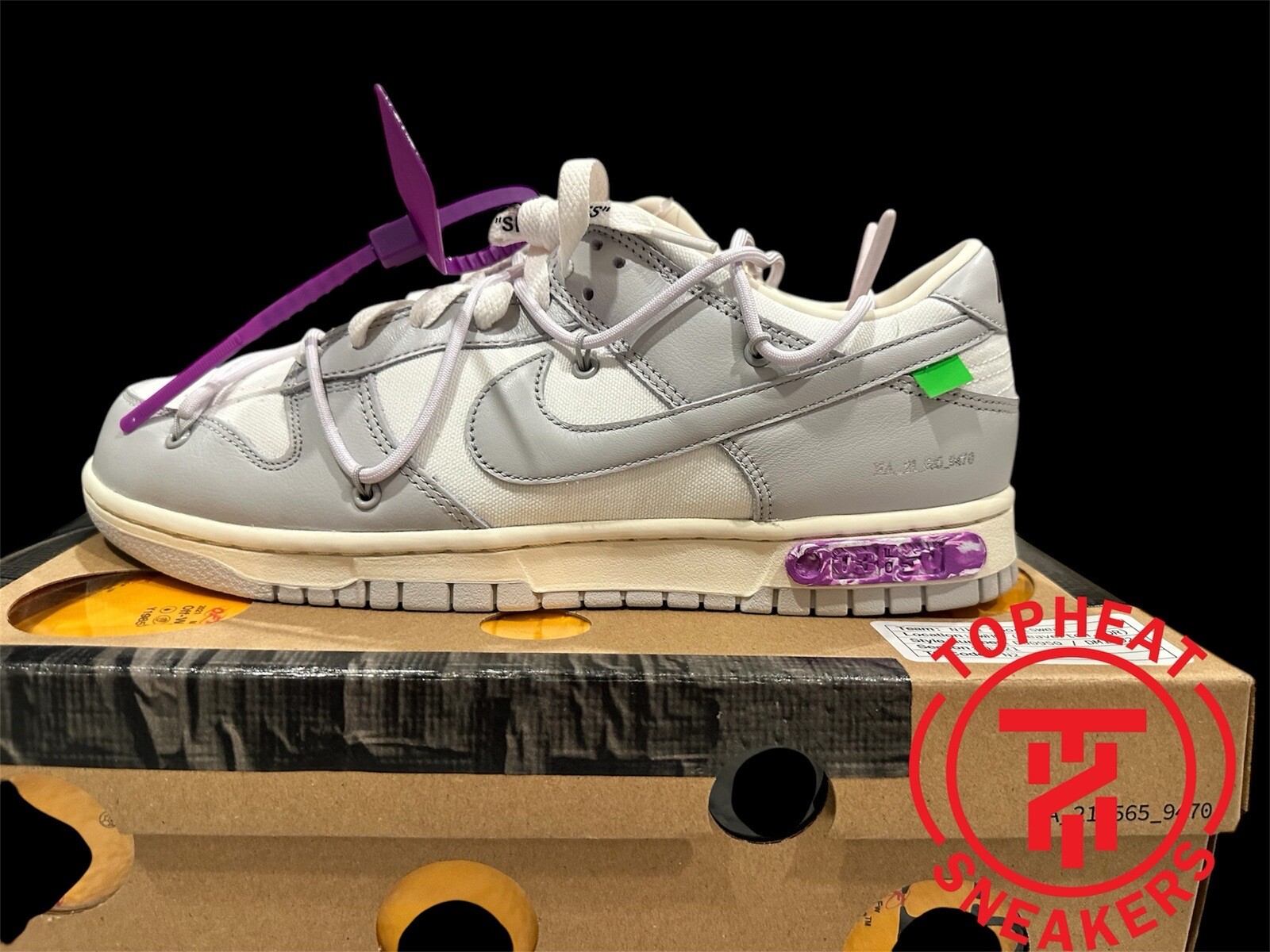 OFF WHITE X NIKE Nike Off White x Dunk Low lotto 03 taglia 10 5