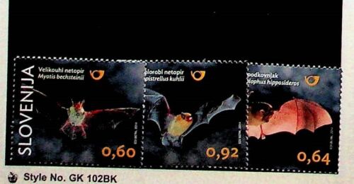 SLOVENIA Sc 1057-60 NH ISSUE OF 2014 - ANIMALS - BATS  - Picture 1 of 2