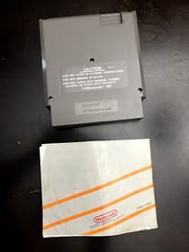 Super Mario Bros/Duck Hunt/World Class Track Meet NES cart and manual only