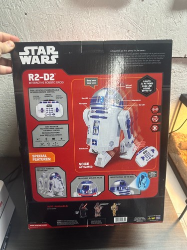 Star Wars Force Awakens R2-D2 16" DROIDE ROBOTICO INTERATTIVO TRU ESCLUSIVO NUOVO - Foto 4 di 5