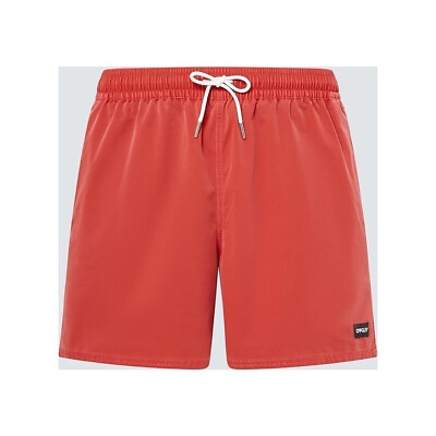 Oakley robinson rc 16'' beach shorts redline costume new L