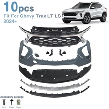 Front Bumper Cover Grill Assembly Kit Complete For 24-25 Chevy Trax LS LT Primed