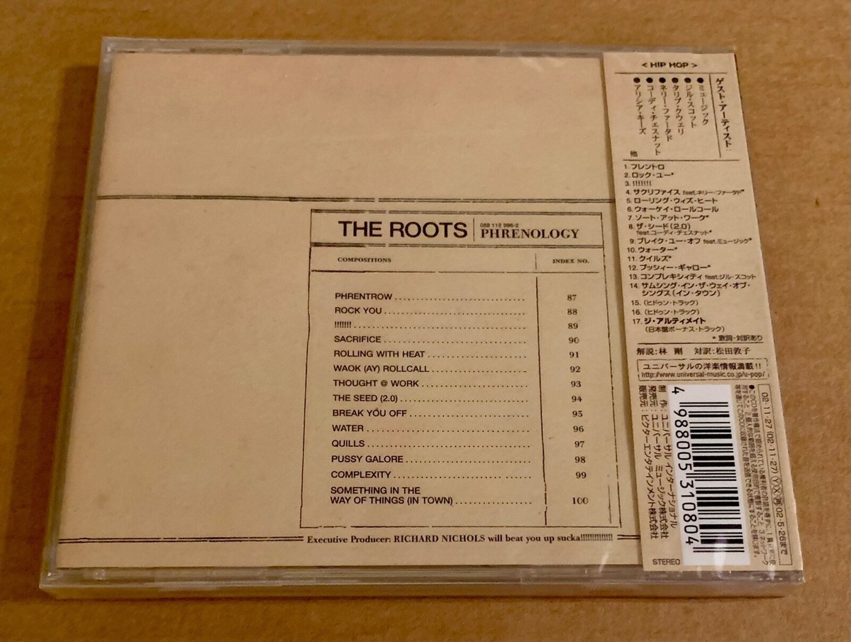 New CD - The Roots - Phrenology [PA] 18 Tracks - Japanese