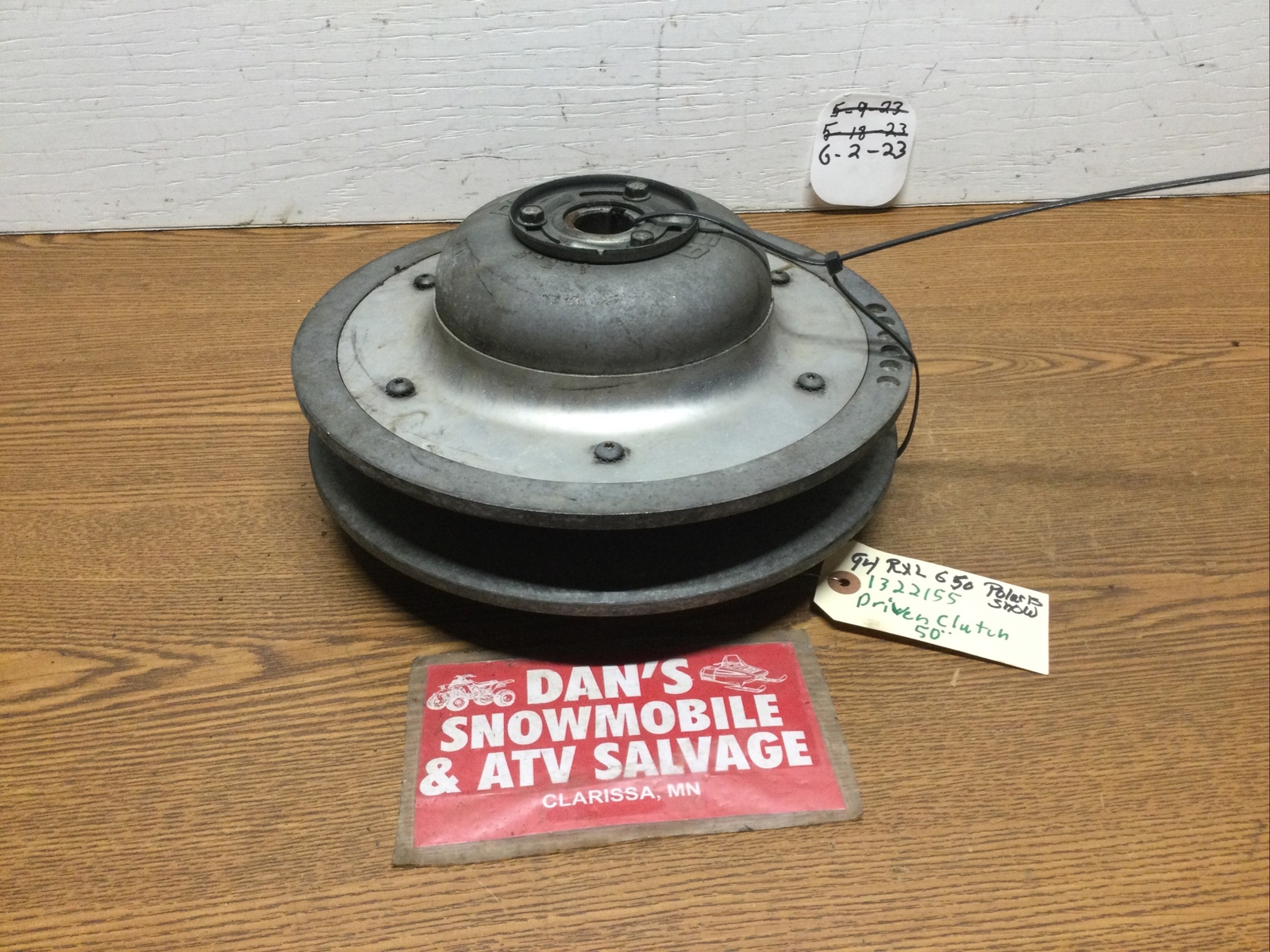 1994 Polaris RXL 650 Snowmobile Clutch Driven #1322155-image