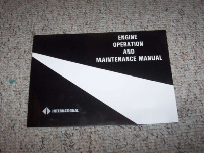 2005 International Navistar VT365 Engine Owner Operator Manual User Guide