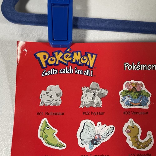Poster adesivi Pokemon vintage anni 90 Gotta Catch Em tutti i libri dorati 1999 20x15 - Foto 2 di 12