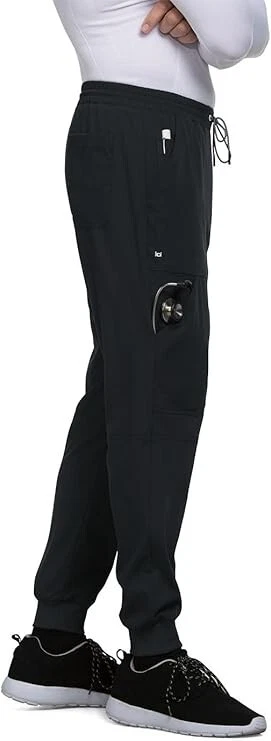 Men's Koi Next Gen Scrub Pants Black Size L Joggers New in Original Packaging - Image 3 of 4