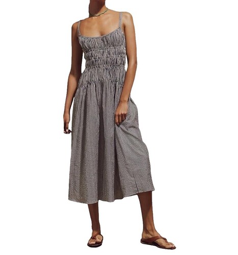 white christmas dresses Elan Crochet Maxi Dress (More Colors Available) main image 0