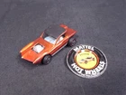HOT WHEELS HK 1968 REDLINE HK PYTHON ORANGE WHITE INT.  WITH BUTTON