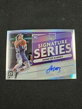 Jahmi'us Ramsey 2020-21 Optic Rookie Signature Series SS-JAH Silver Holo