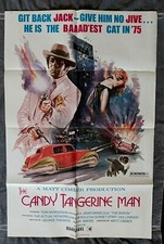 The Candy Tangerine Man Movie Poster BLAXPLOITATION John Daniels MARILYN JOI 75