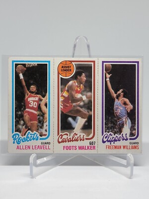 1980 Topps #223 53 106 Allen Leavell Foots Walker Freeman Williams F4F