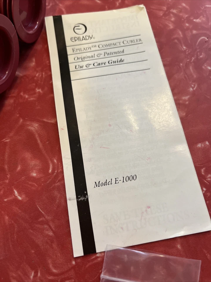Sistema rizador compacto Epilady E-1000 vintage con clips y estuche probado funcionando raro Foto 4 de 4