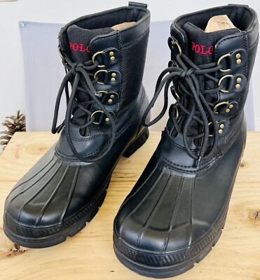 Polo Ralph Lauren Crestwick Big Pony Lace Up Winter Duck Hiking