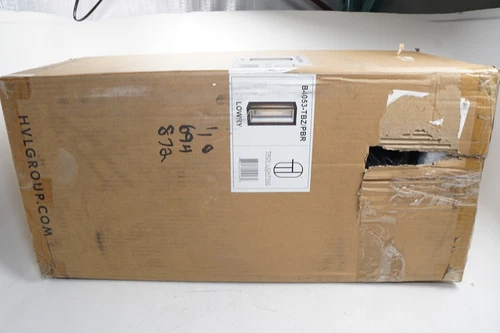 New Troy Lighting Lowry 1 Light 21" Wall Sconce Bronze/Brass/Clear B4053-TBZ-PBR - Picture 4 of 4