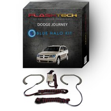 Blue Angel Eye LED Headlight Halo kit for 2009-2013 Dodge Journey Headlights
