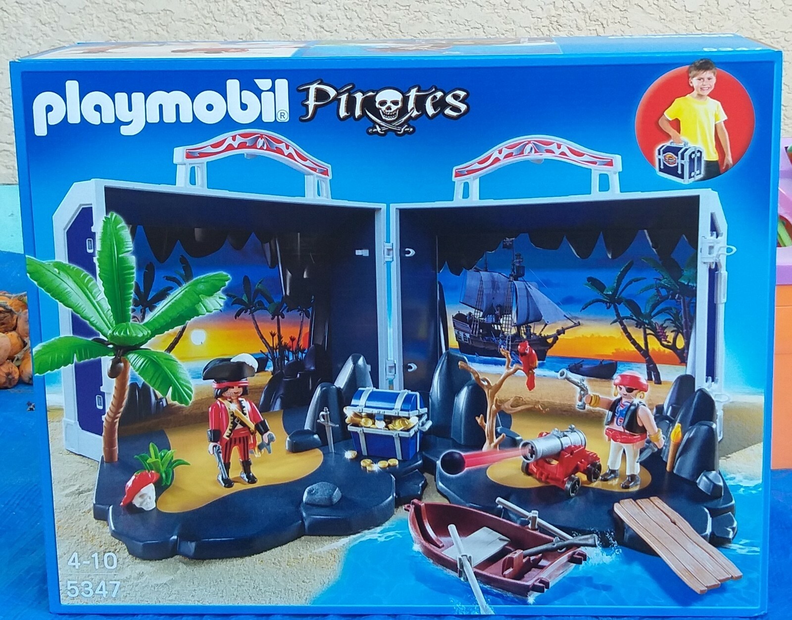 Repaire des pirates transportable PLAYMOBIL 5347 : fini les jouets éparpillés