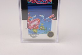 Sqoon Nintendo NES CIB Complete w/Box & Manual CGC Graded 7.5 Beauty w/8.0 Box!