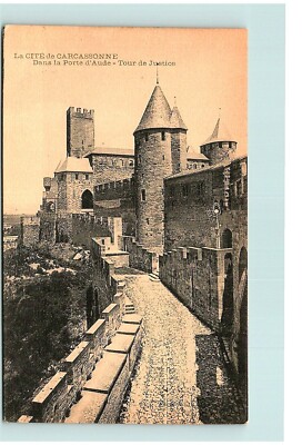 Tirage Albuminé Original - Carcassonne, Porte De L'Aude - Vers 1880
