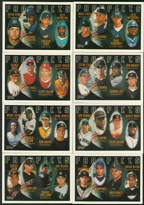 1996 Topps Prospects Subset Single Cards #424-439 PROS Rookie Card RC 96 Sub Set