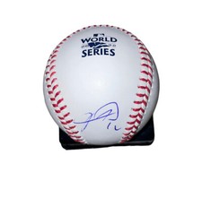 Yuli Gurriel Signed Baseball 2022 World Series Houston Astros Auto