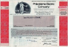 Philadelphia Electric Company, Pennsylv., 1983, 12,80%  (1.000 Dep.Pref.Shares)