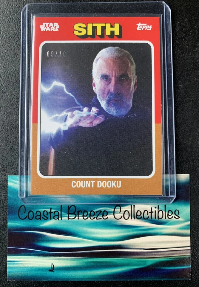 2024 TOPPS Throwback Thursday Star Wars #39 COUNT DOOKU Bronze Parallel 9/10 - Image 3 of 3