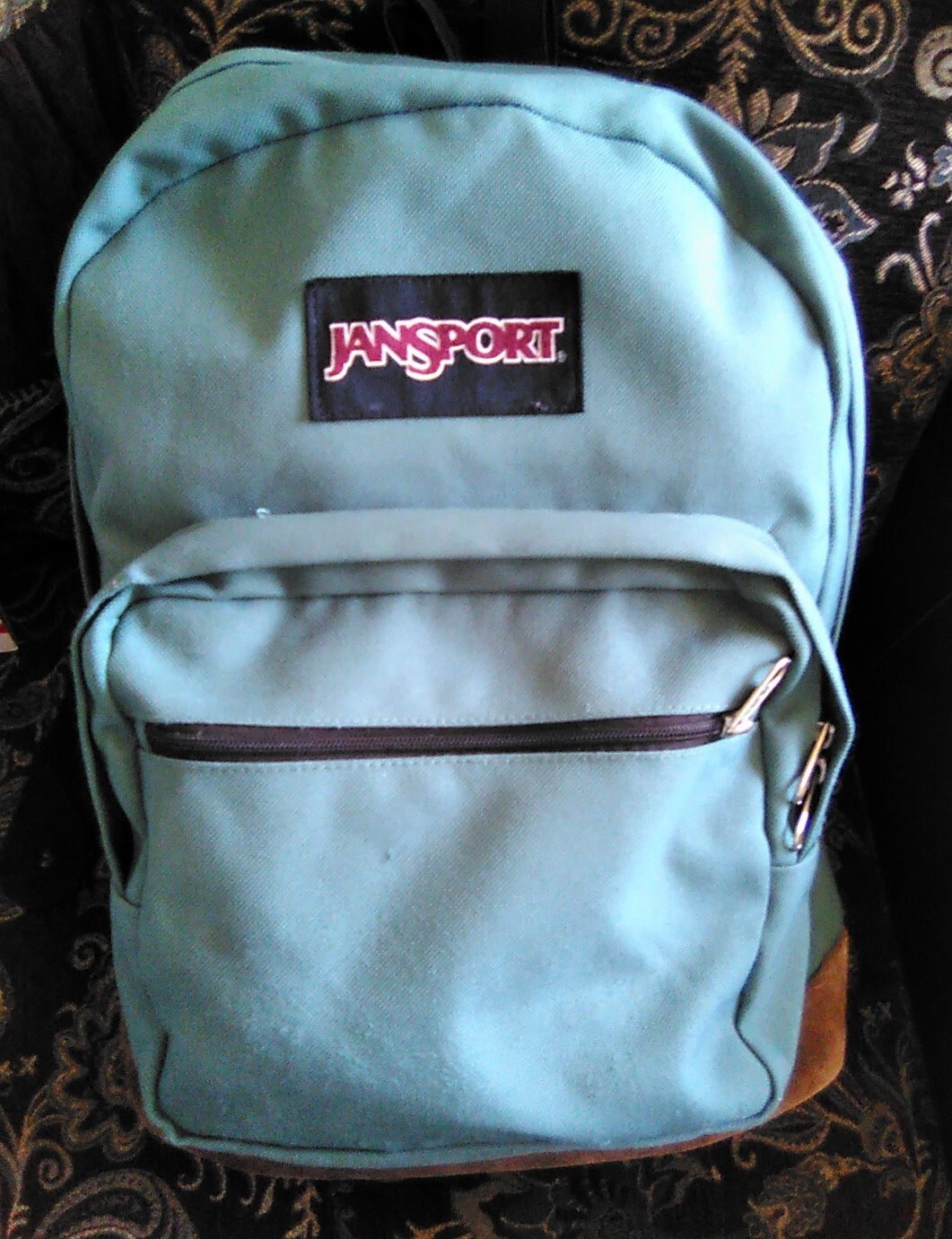 Jansport Right Pack Backpack Mint Green Suede Leather… Gem