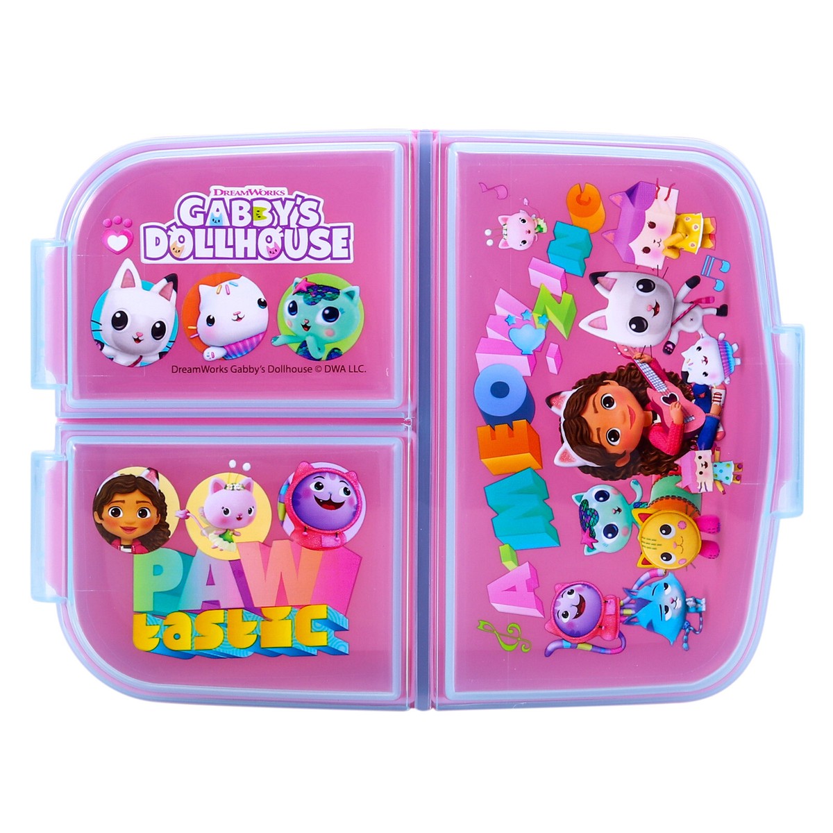 Get Trend Gabby's Dollhouse lunchtasset voor kinderen, 3-delige set met