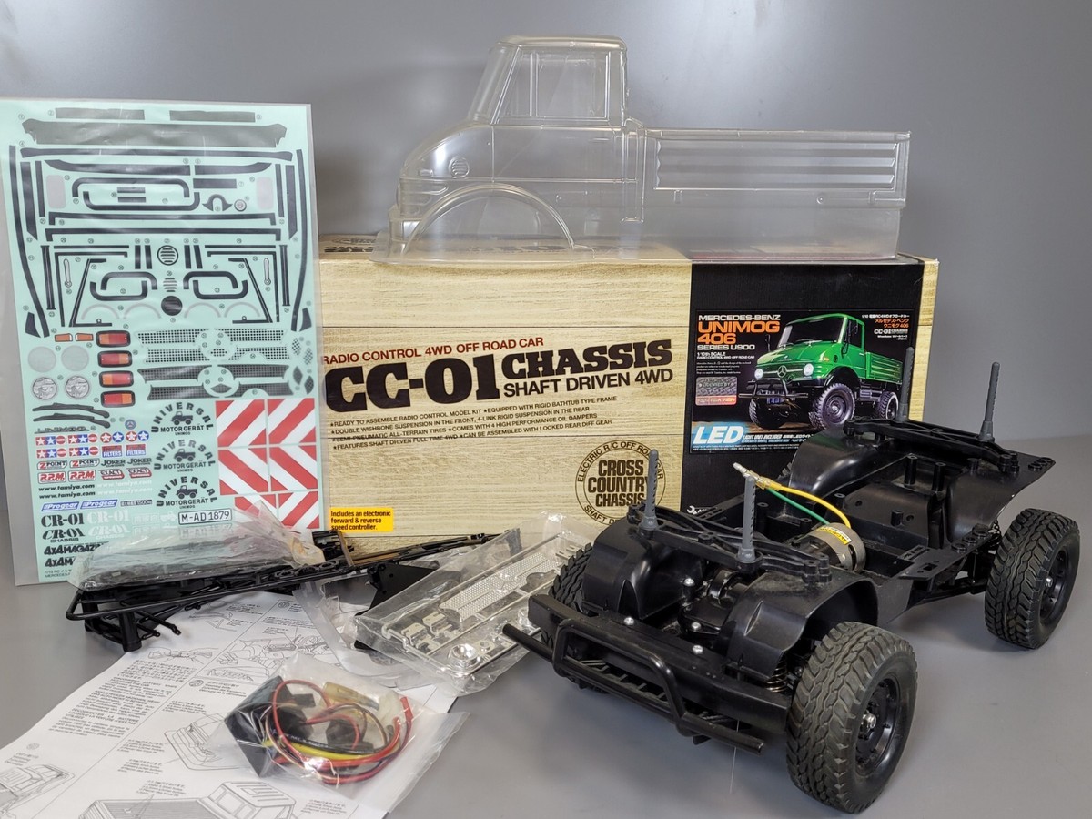 RC 1/10スケール ウニモグ406 Tamiya 1:10 Mercedes-Benz Unimog 406 (CC-02) - Crawler KIT