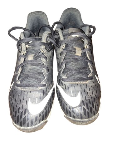 Nike Youth Hyperdiamond Softball Baseball Cleats Size 3Y Black-White - Picture 5 of 13