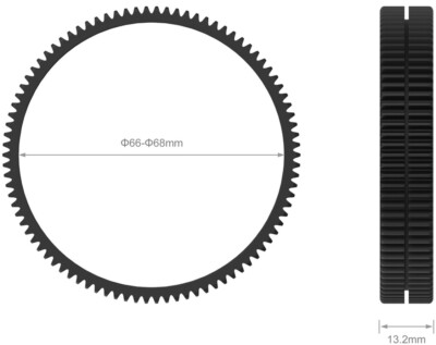 SmallRig 3296 Φ81-Φ83 nahtloser Fokuszahnkranz