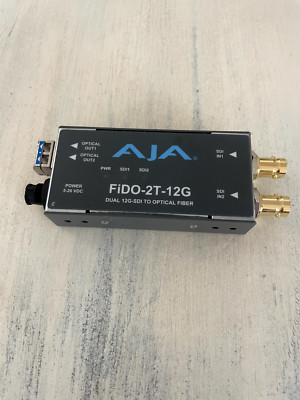 AJA FiDO 2T-12G Dual 12G-SDI to Optical Fiber