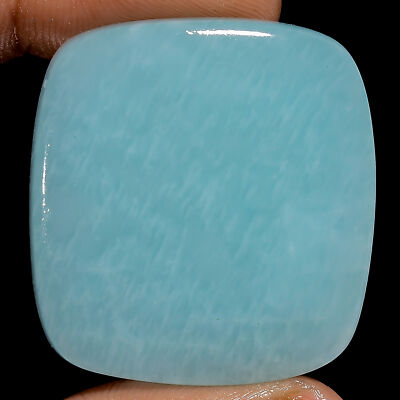 100% Natural Amazonite Radiant Shape Cabochon Gemstone 69 Ct 32X30X6 mm GC-39623