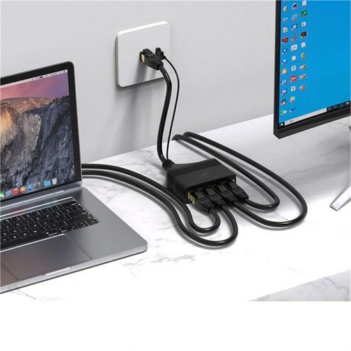Adaptateur répartiteur Ethernet LAN RJ45 1 vers 3/4 ports câble réseau connecteur LAN NEUF - Photo 4/14